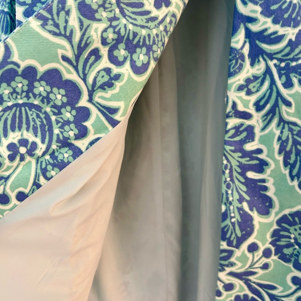Sigrid Olsen Signature Tunic Jacket Island Flower 3/4 Sleeve size Medium - Picture 7 of 10
